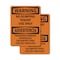 Signmission No Dumping Tenant Use Only Bilingual, 7 in W x Rectangle, Plastic OS-2PACK-WS-P-710-L-12700 - alternate 1